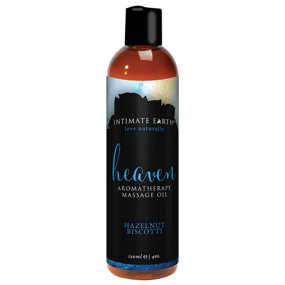 Intimate Earth Heaven Aromatherapy Massage Oil Hazelnut Biscotti 120ml