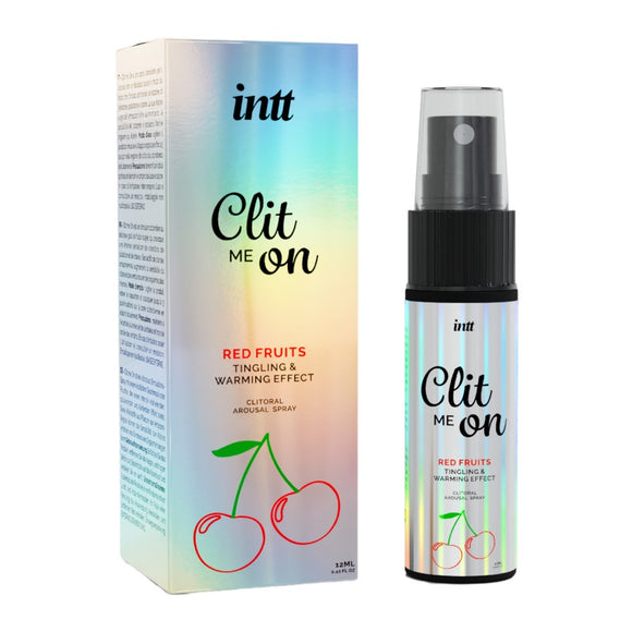 intt Clit Me On High Red Fruits Tingling & Warming Clitoral Arousal Spray Female Sexual Stimulation 12ml