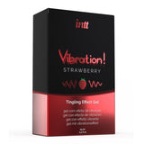 intt Vibration! Strawberry Tingle Effect Gel Liquid Intimate Clitoral Natural Arousal Stim