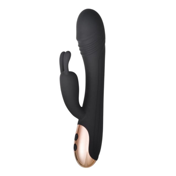 Inty Toys Peak Rabbit Vibrator Black Bunny Massager Pleasure Sex Toy
