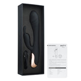 Inty Toys Peak Rabbit Vibrator Black Bunny Massager Pleasure Sex Toy
