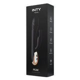 Inty Toys Peak Rabbit Vibrator Black Bunny Massager Pleasure Sex Toy