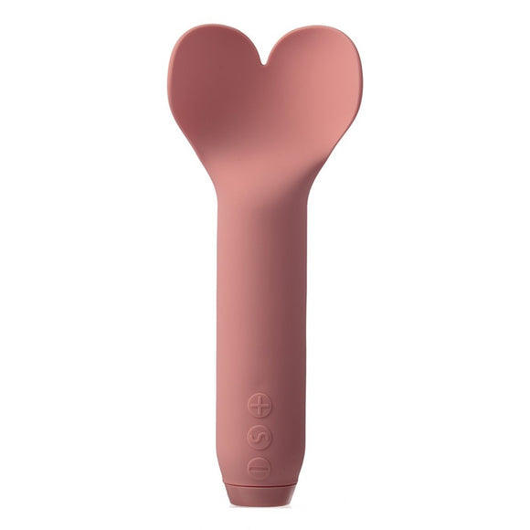 Je Joue Amour Heart Shaped Tip Bullet Vibrator Pink Clitoral Massager Sex Toy