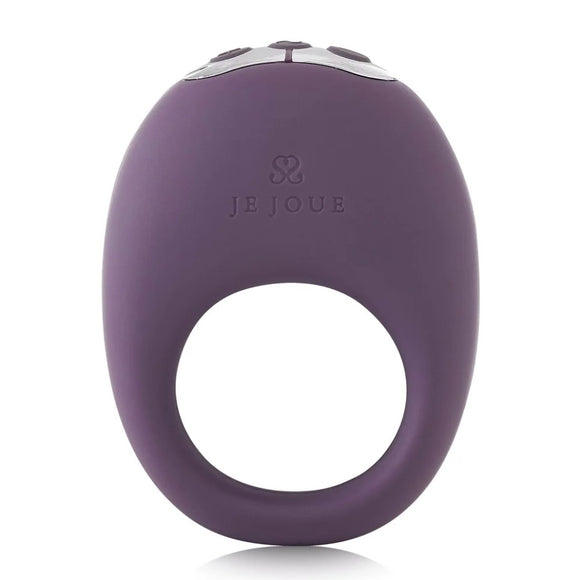 Je Joue Mio Vibrating Cock Ring Purple Silicone Rechargeable Penis Vibe Sex Toy