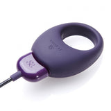 Je Joue Mio Vibrating Cock Ring Purple Silicone Rechargeable Penis Vibe Sex Toy