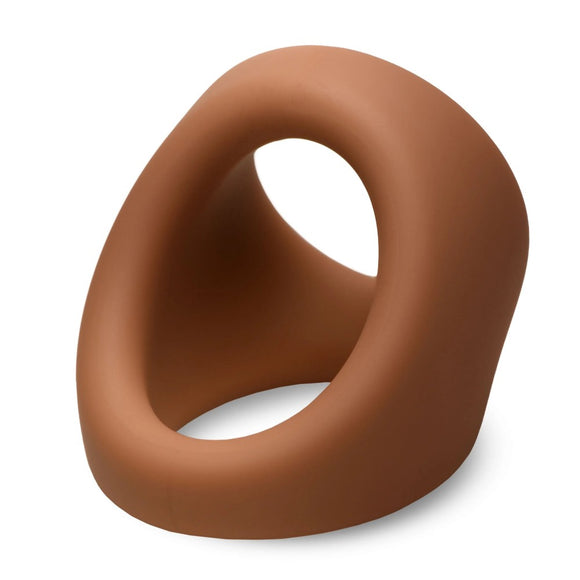Jock Discreet Silicone Cock & Ball Ring Mens Medium Size Skin Tone Erection Orgasm Enhancer