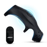 Jock Rush Vibrating Penis Sleeve C-Ring with Remote Control Cock Sheath