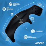 Jock Rush Vibrating Penis Sleeve C-Ring with Remote Control Cock Sheath