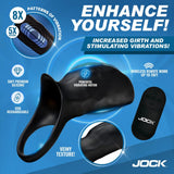Jock Surge Vibrating Penis Sleeve C-Ring with Remote Control Cock Sheath