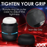 Jock Tightening Masturbator Open End Adjustable Grip Penis Stroker Sex Toy