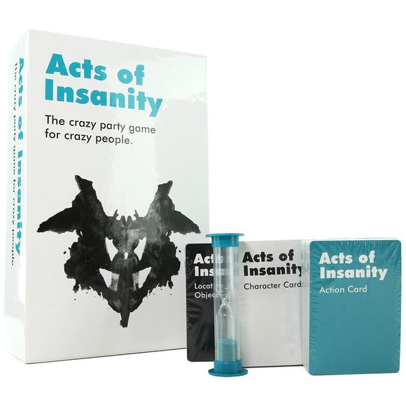 Acts of Insanity Crazy Party Card Game Adult Charades Drinking Fun Play Acting