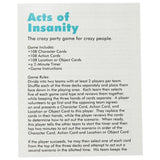 Acts of Insanity Crazy Party Card Game Adult Charades Drinking Fun Play Acting