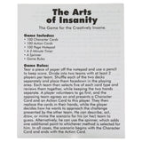 The Arts of Insanity Filthy Action Card Party Game Adult Drinking Rude Fun Play