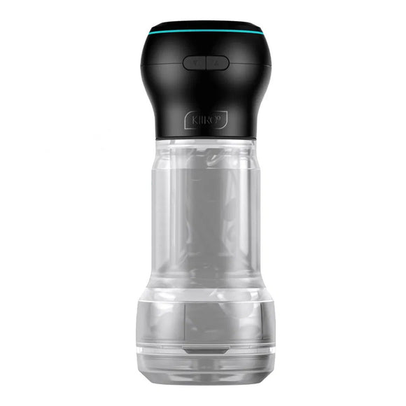 Kiiroo Powerblow & Feel Pocket Stroker Crystal Combo Suction Masturbator Sex Toy
