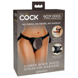 King Cock Elite Comfy Body Dock Strap-On Harness Universal Dildo Suction Plate