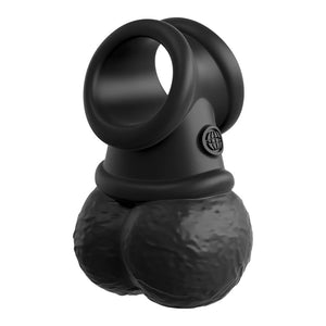 King Cock The Crown Jewels Weighted Vibrating Swinging Balls Penis Ring Scrotum Bag Pipedream