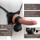 King Cock The Crown Jewels Weighted Vibrating Swinging Balls Penis Ring Scrotum Bag Pipedream