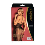 Kingspearl Full Bodystocking With Open Crotch Sexy Womens Lingerie