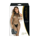 Kingspearl Open Crotch Bodystocking with Rhinestones Sexy Womens Lingerie