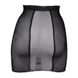 Le Désir Bliss High Waist Fishnet Black Mini Skirt Festival Club Wear Womens Sexy Lingerie