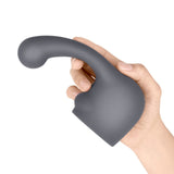 Le Wand Curve Massager Black Weighted Silicone Head G-Spot Attachment