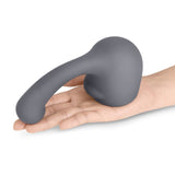 Le Wand Curve Massager Black Weighted Silicone Head G-Spot Attachment