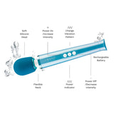 Le Wand Dive Submersible Rechargeable Vibrating Massager Waterproof Sex Toy