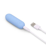 Le Wand Mini Vibe Bullet Blue Silicone Discreet Travel Vibrator Rechargeable Sex Toy