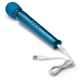Le Wand Petite Massager Stick Blue Travel Vibrator Wireless USB Rechargeable Sex Toy