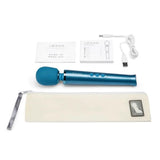 Le Wand Petite Massager Stick Blue Travel Vibrator Wireless USB Rechargeable Sex Toy