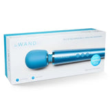 Le Wand Petite Massager Stick Blue Travel Vibrator Wireless USB Rechargeable Sex Toy