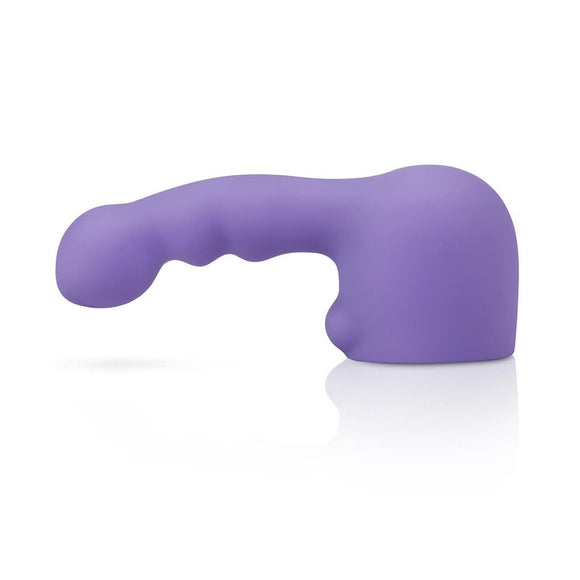 Le Wand Petite Ripple Massager Purple Silicone Head G-Spot Attachment
