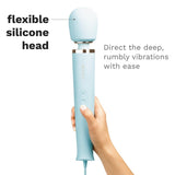Le Wand Vibrating Massager Sky Blue Powerful Mains Plug-In Sex Toy