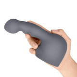 Le Wand Ripple Massager Black Weighted Silicone Head G-Spot Attachment