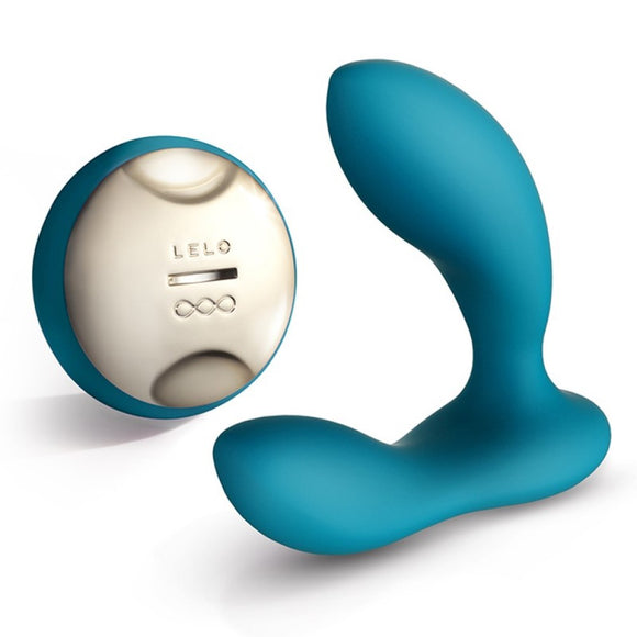 Lelo Hugo Remote Control Prostate Massager Mens Ocean Blue Anal Vibrator Sex Toy
