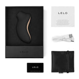 Lelo Sona Sonic Clitoral Massager Black Air Wave Pulse Vibrator Sex Toy