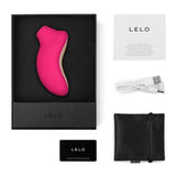 Lelo Sona Sonic Clitoral Massager Cerise Pink Air Wave Pulse Vibrator Sex Toy