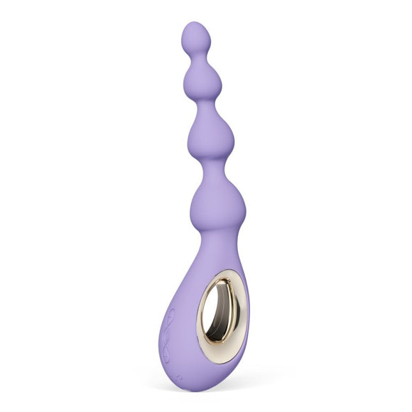 Lelo Soraya Beads Anal Massager Violet Dusk Butt Plug Vibrator Prostate Play Sex Toy