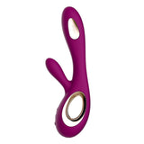 Lelo Soraya Wave Dual Action Massager Deep Rose Rabbit Vibrator Sex Toy