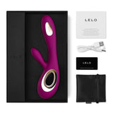 Lelo Soraya Wave Dual Action Massager Deep Rose Rabbit Vibrator Sex Toy