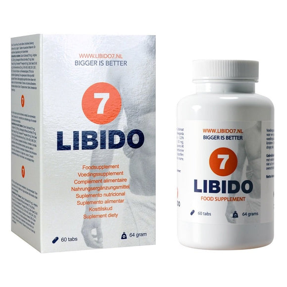 Libido7 Penis Enlargement Pills Natural Food Supplement 60 Tablets