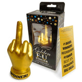 Golden F-U Finger Customizable Desk Winner Trophy Funny Adult Gift