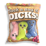 Suck A Bag Of Dicks! 5 Mini Penis Plushies Soft Toy Cute Funny Gift
