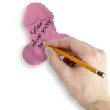 Super Fun Penis Shape Sticky Notes Funny Rude Office Joke Paper Gift