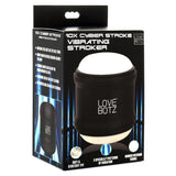 Lovebotz 10X Cyber Stroke Vibrating Stroker Open End Masturbator Sex Toy