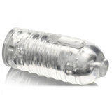 Lovebotz Milker Masturbator Clear Ribbed Penis Stroker Sleeve Sex Toy