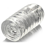 Lovebotz Milker Masturbator Clear Ribbed Penis Stroker Sleeve Sex Toy