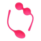 Loveline Thumping Kegel Ball Set 2 Piece Pink Womens Pelvic Floor Training Exercise Kit