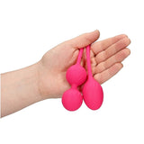 Loveline Thumping Kegel Ball Set 2 Piece Pink Womens Pelvic Floor Training Exercise Kit