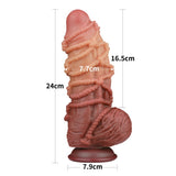 Lovetoy Nature Cock Rope Bondage Fetish Dual Layer Realistic Penis Dildo Fantasy Sex Toy